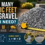 how many cubic feet of gravel do i need