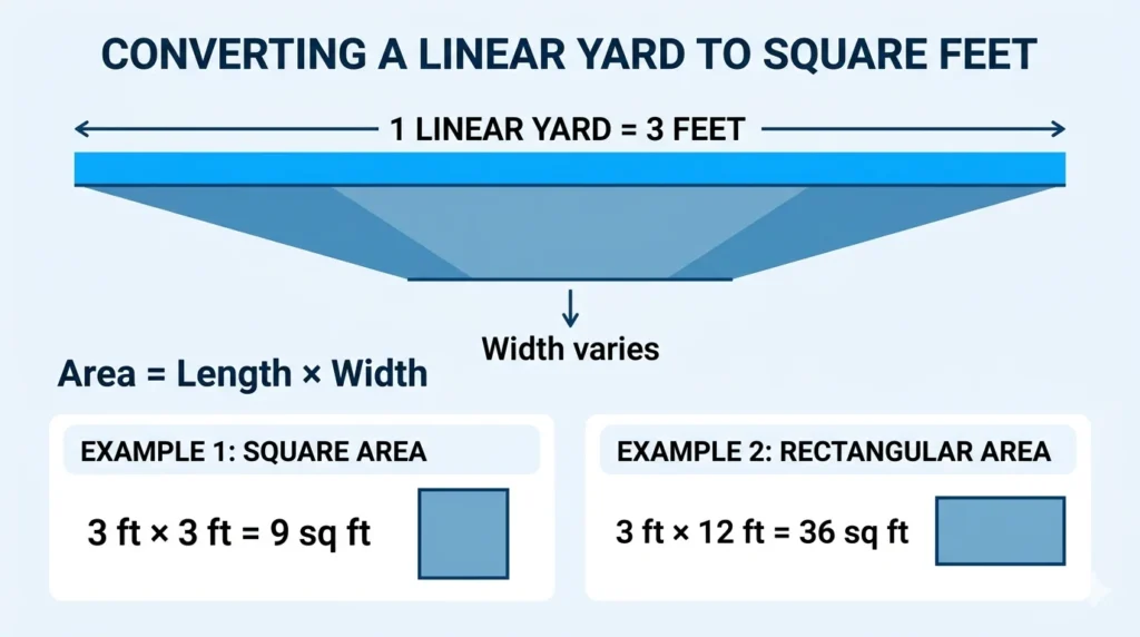 How Many Square Feet Are in a Linear Yard Complete Guide