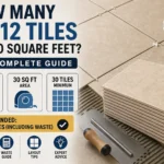 how many 12x12 tiles for 30 square feet