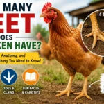 how many feet does chicken have