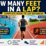 how many feet in a lap