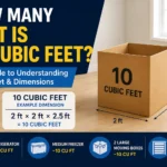 how many feet is 10 cubic feet
