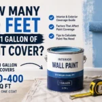 how many sq feet 1 gallon paint