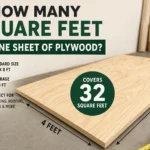 how many square feet in one sheet of plywood