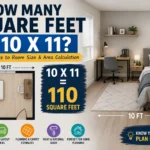 how many square feet is 10 x 11