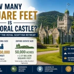 how many square feet is balmoral castle