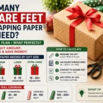 Wondering how many square feet of wrapping paper do I need? Learn easy calculations, gift size charts, and wrapping tips to avoid waste.
