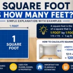 a square foot is how many feet