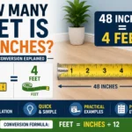 how many feet 48 inches
