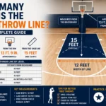 how many feet free throw line
