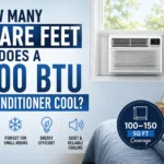 how many square feet 5000 btu air conditioner
