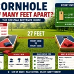 cornhole how many feet apart