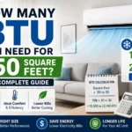 how many btu do i need for 750 square feet