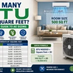 how many btu for square feet