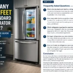 how many cubic feet is a standard refrigerator freezer