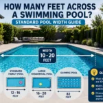 how many feet across a swimming pool