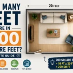 how many feet are in 200 square feet