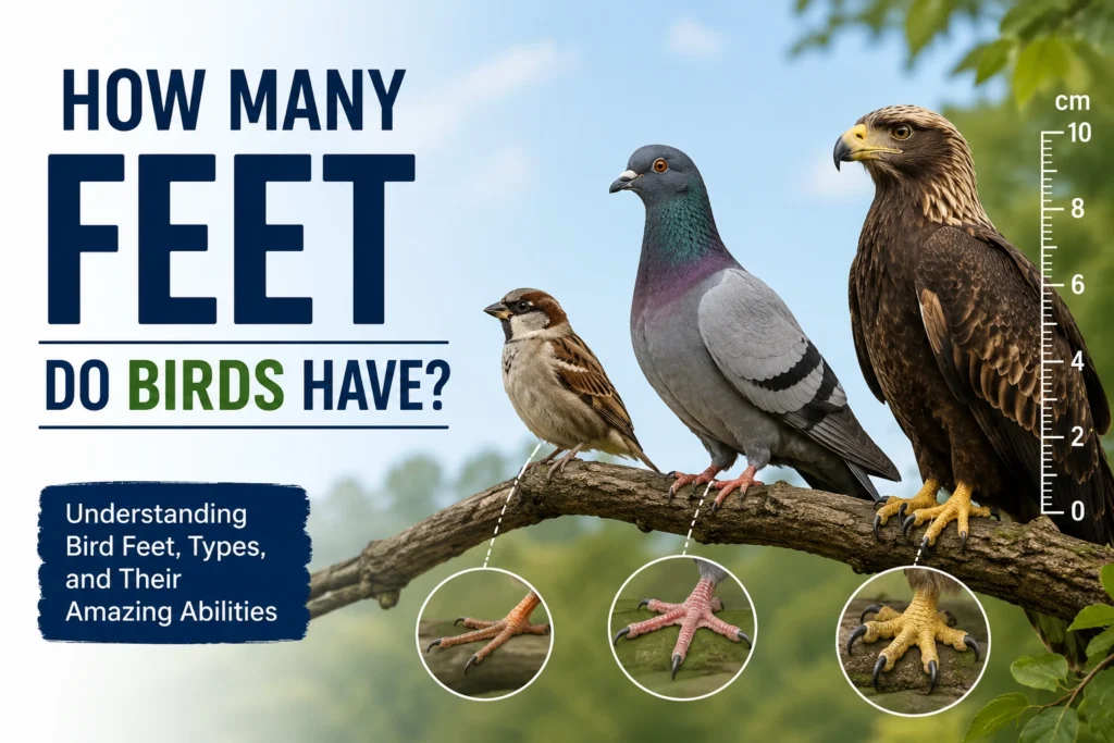 how many feet do birds have