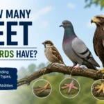 how many feet do birds have