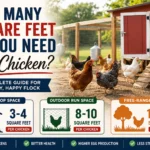 how many square feet do you need per chicken