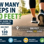 how many steps in 300 feet